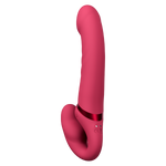 Lapis - App-controlled Dual-ended Vibrating Strapless Strap-on